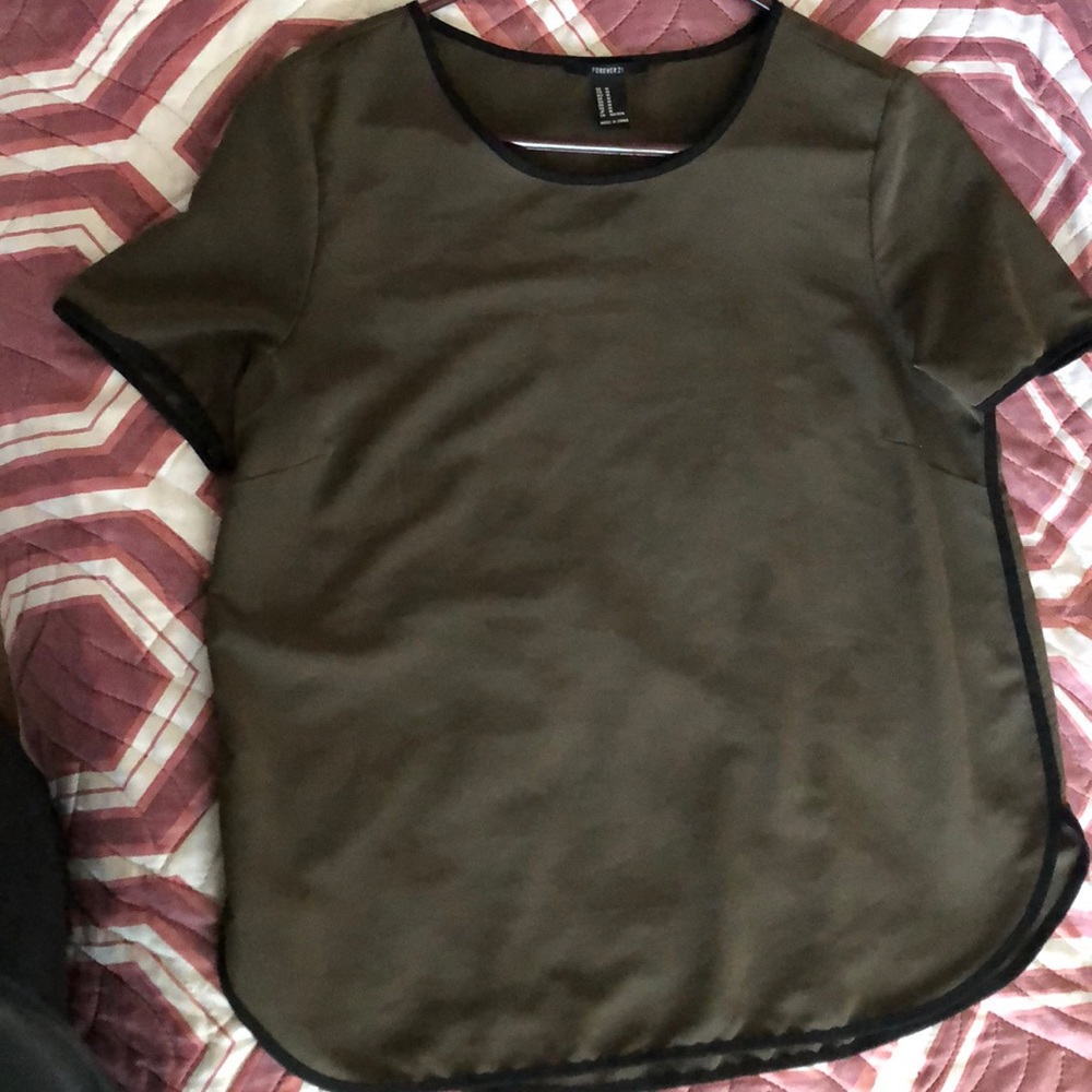 Dark green blouse